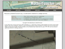 Tablet Screenshot of motherfunctor.org
